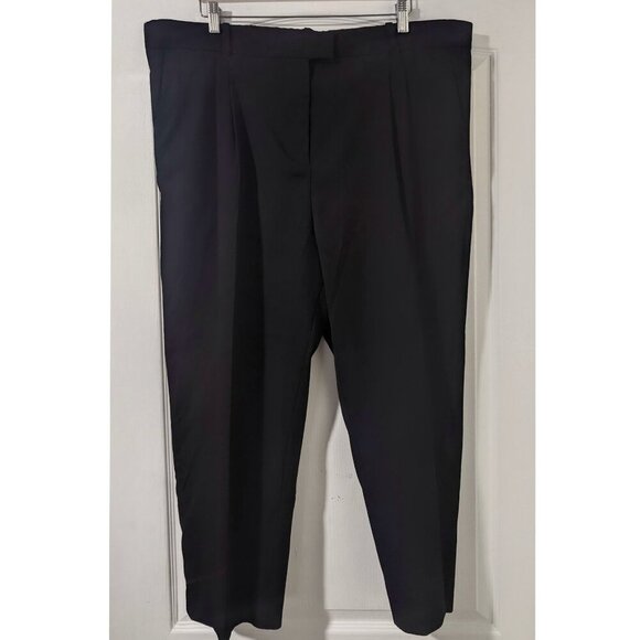 H&M | Pleat Front, Ankle-Length Trousers In Black - Picture 1 of 9